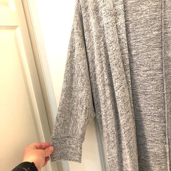 2/$15 Pink Rose - Gray Cardigan - Picture 3 of 6